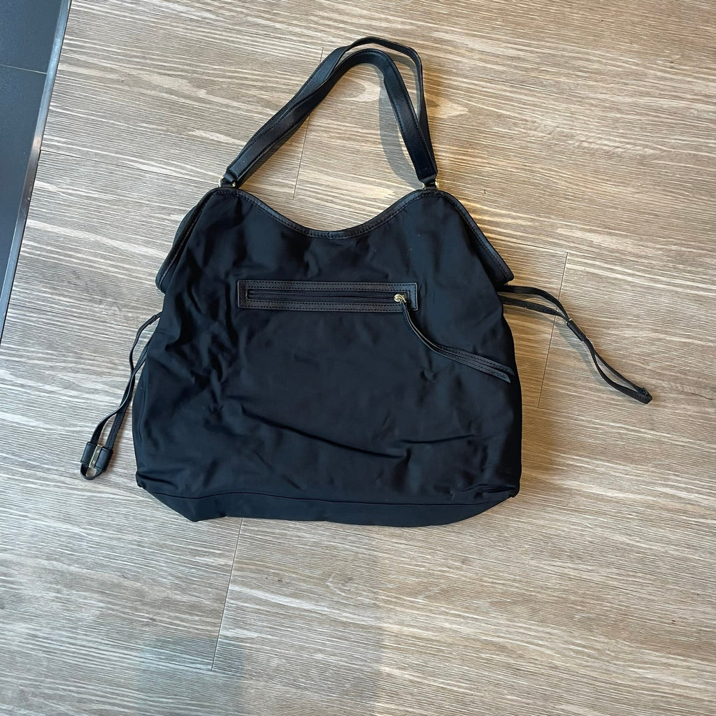 Tory Burch Scout Nylon Slouchy Hobo / Drawstring Satchel