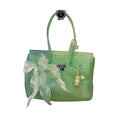 Y2K Translucent Green Jelly Birkin Tote Bag with Cute Accessories Bundle