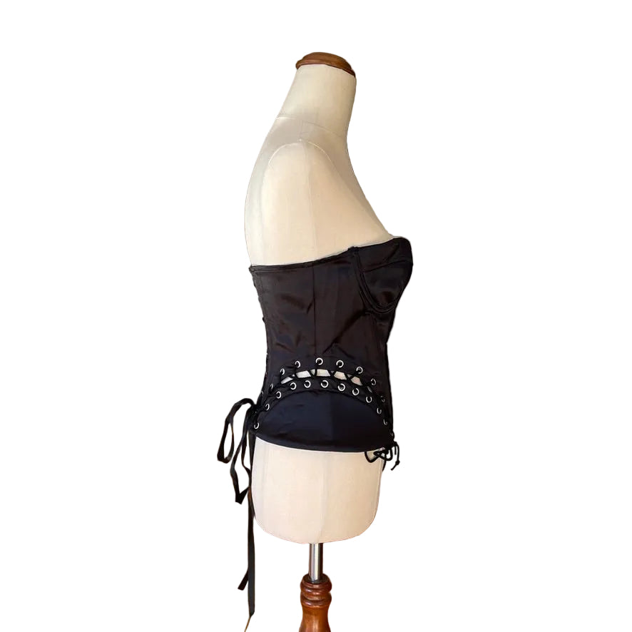 Madonna Corset Bustier Black