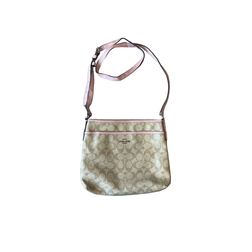 Coach File Crossbody Bag in Signature Coated Canvas