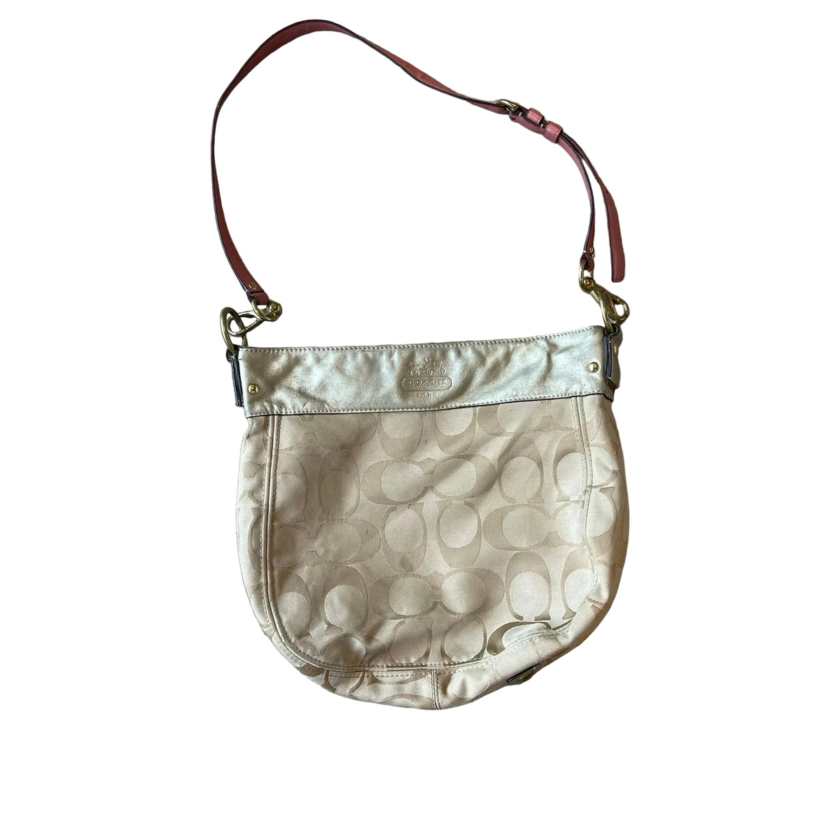 Coach Kristin Signature Ombre / Degradé Hobo Bag.
