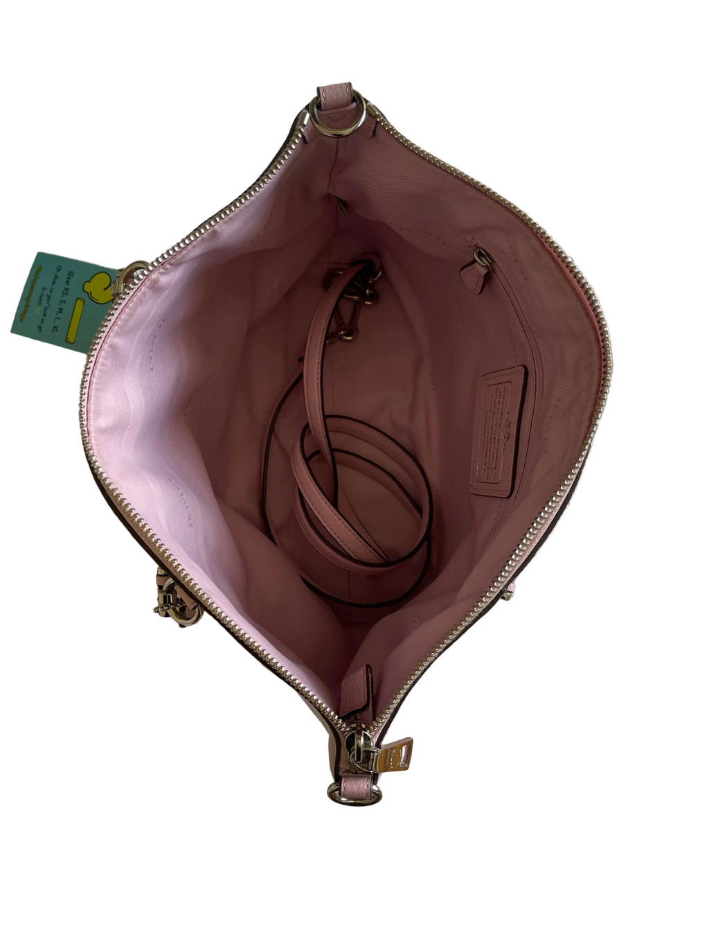 Authentic Coach Pink Prairie Leather Satchel Shoulder Bag