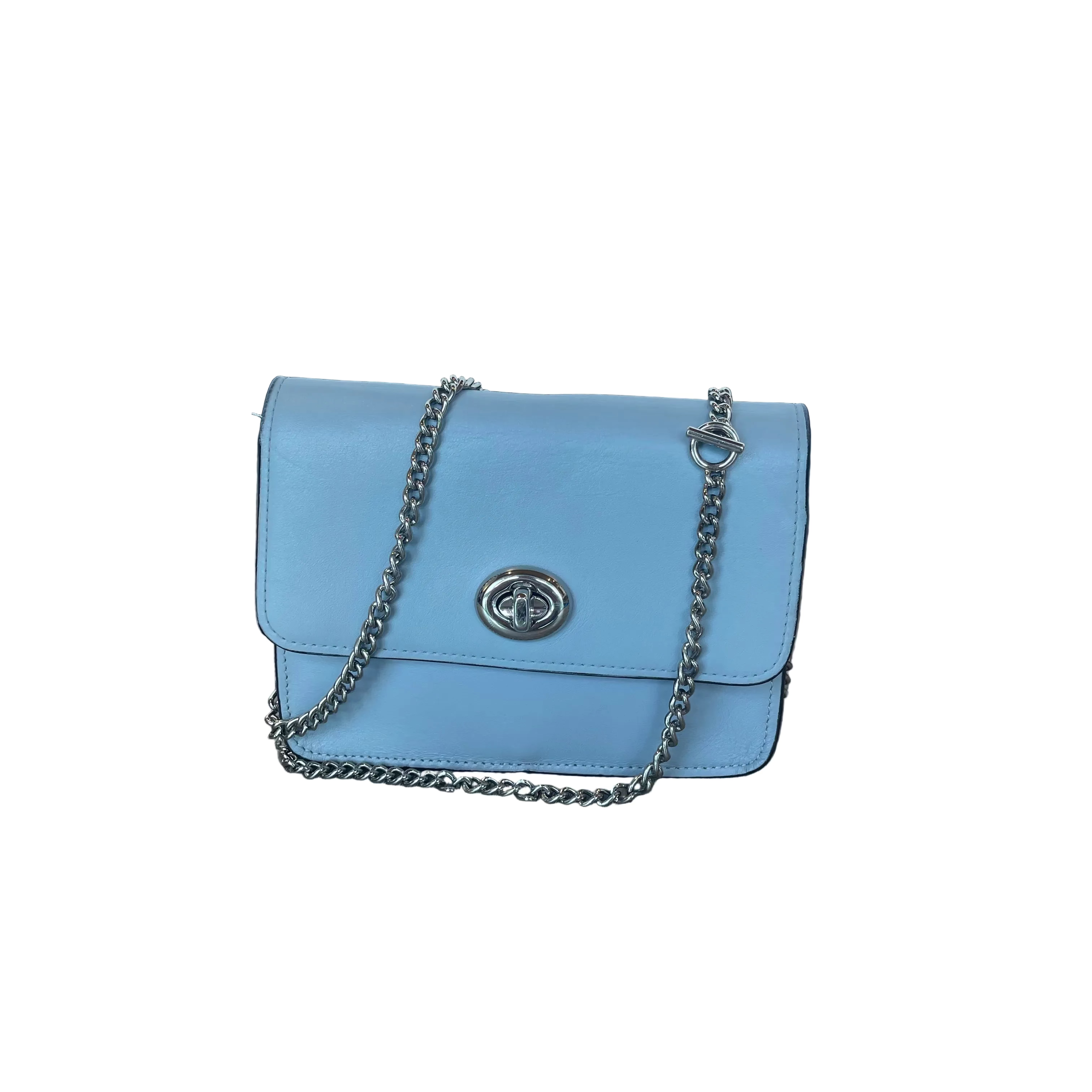 Authentic Coach Bowery Crossbody Bag in Ice Blue