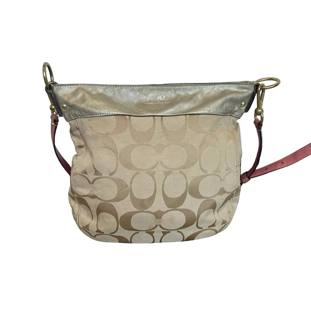 Coach Kristin Signature Ombre / Degradé Hobo Bag.