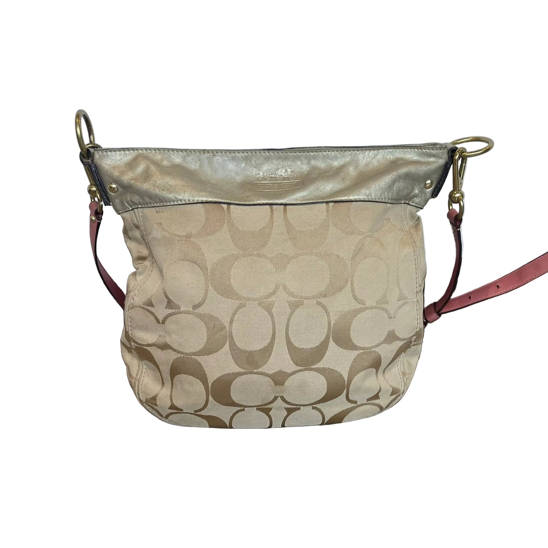 Coach Kristin Signature Ombre / Degradé Hobo Bag.
