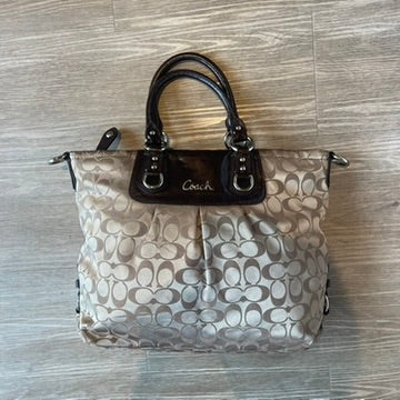 Coach Ashley Signature Sateen Large Satchel F15440