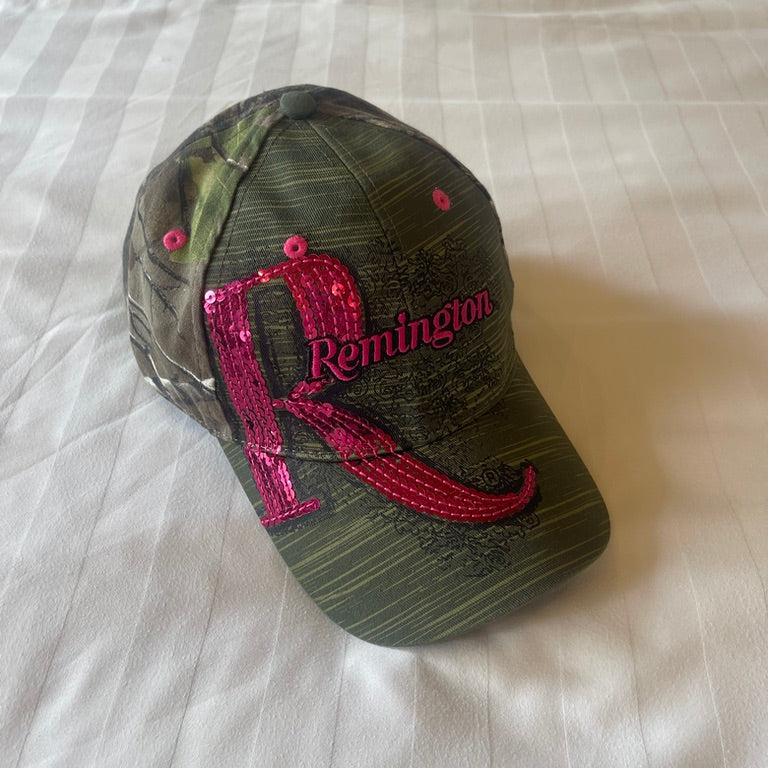 Remington Khaki Camo Cap with Sequin logo