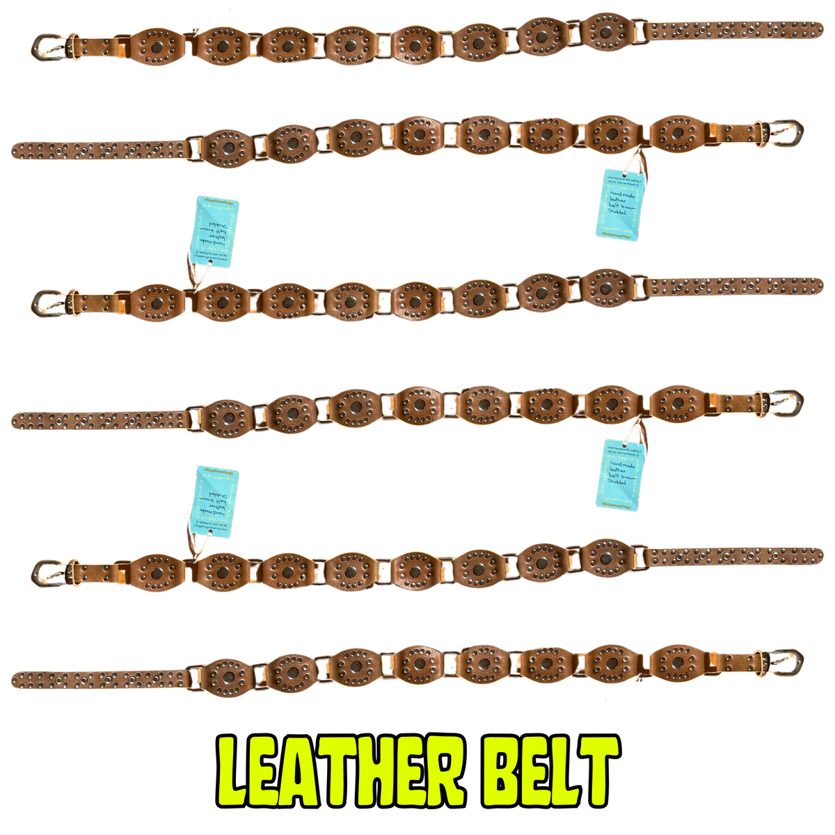 Leather Belt - Tan