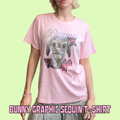 Graphic Rhinestone Bunny T-Shirt