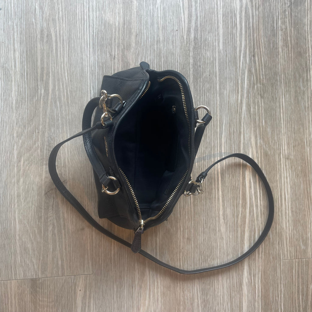 Authentic Coach Mini Nolita Satchel in Black Pebbled Leather - 2015