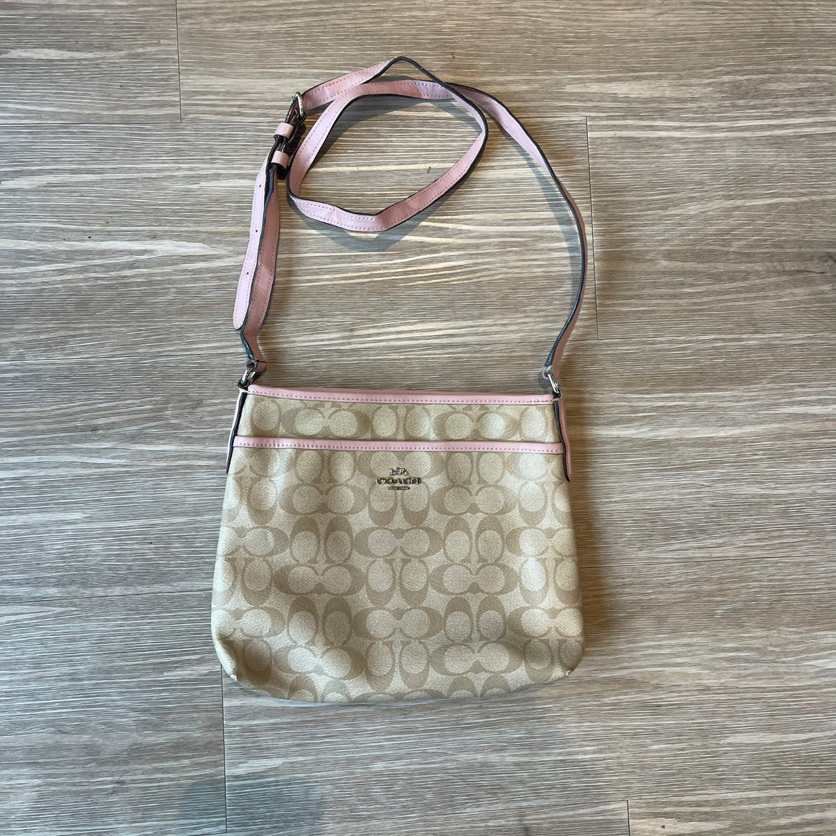 Coach File Crossbody Bag in Signature Coated Canvas