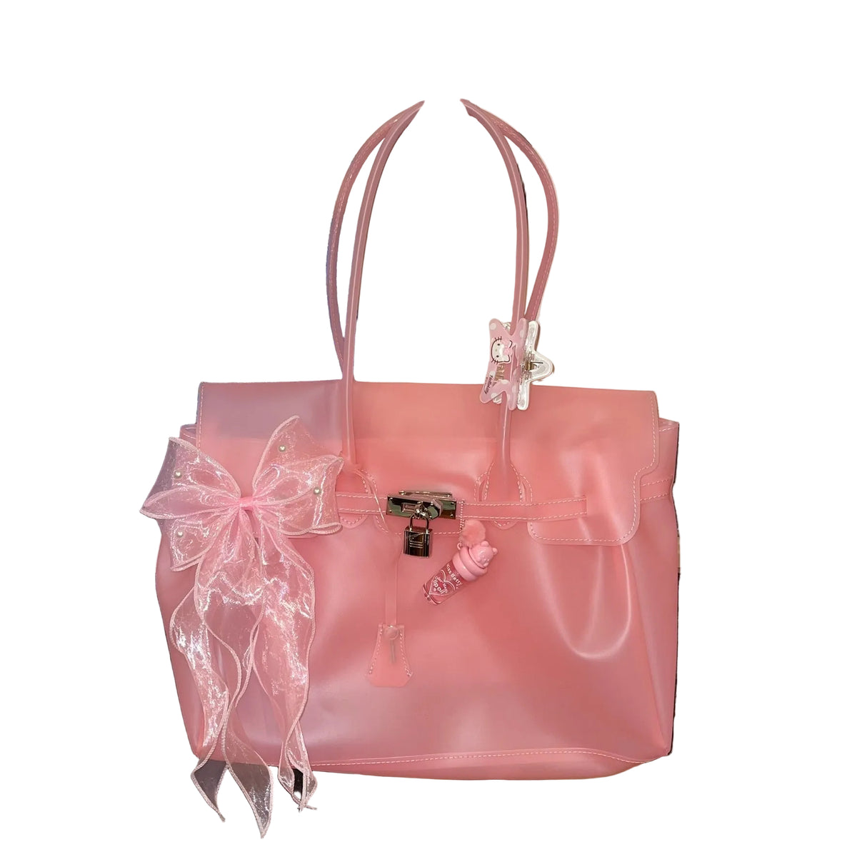 Pink Jelly Firkin bag