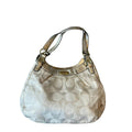 Coach Madison Op Art Metallic Outline Maggie Shoulder Bag F20584