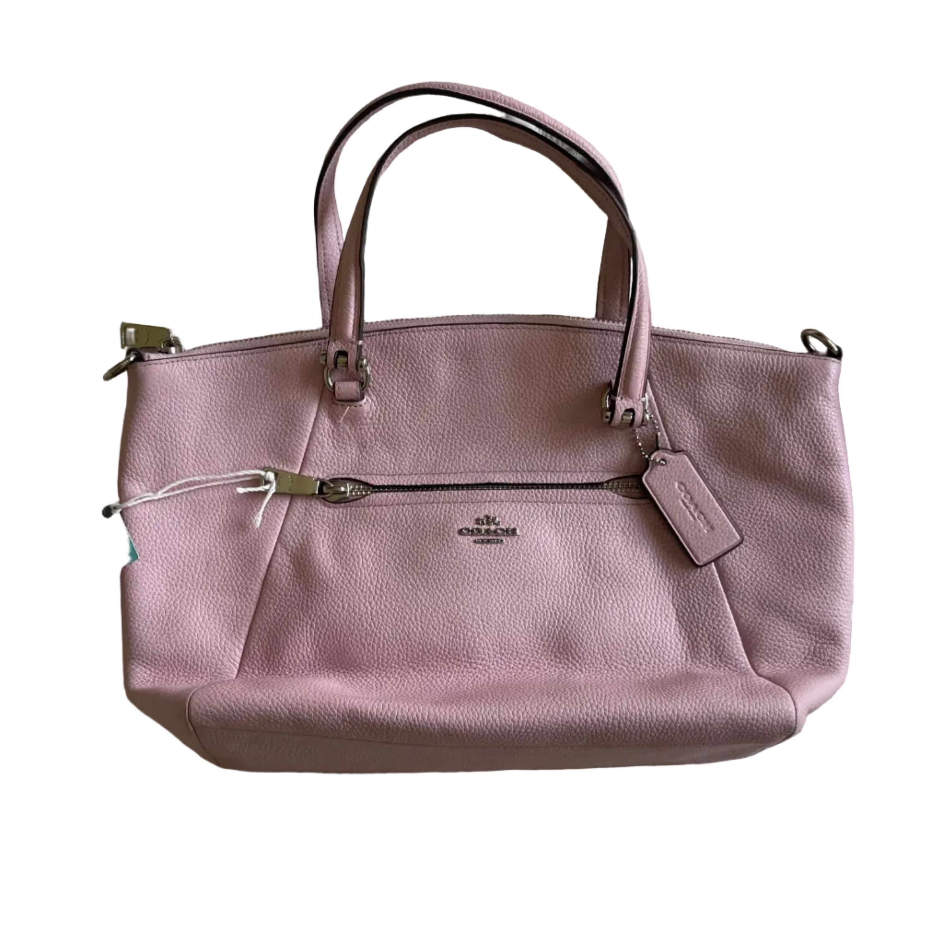 Authentic Coach Pink Prairie Leather Satchel Shoulder Bag