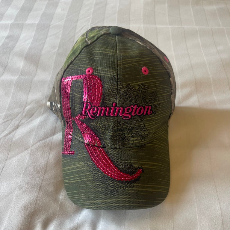 Remington Khaki Camo Cap with Sequin logo