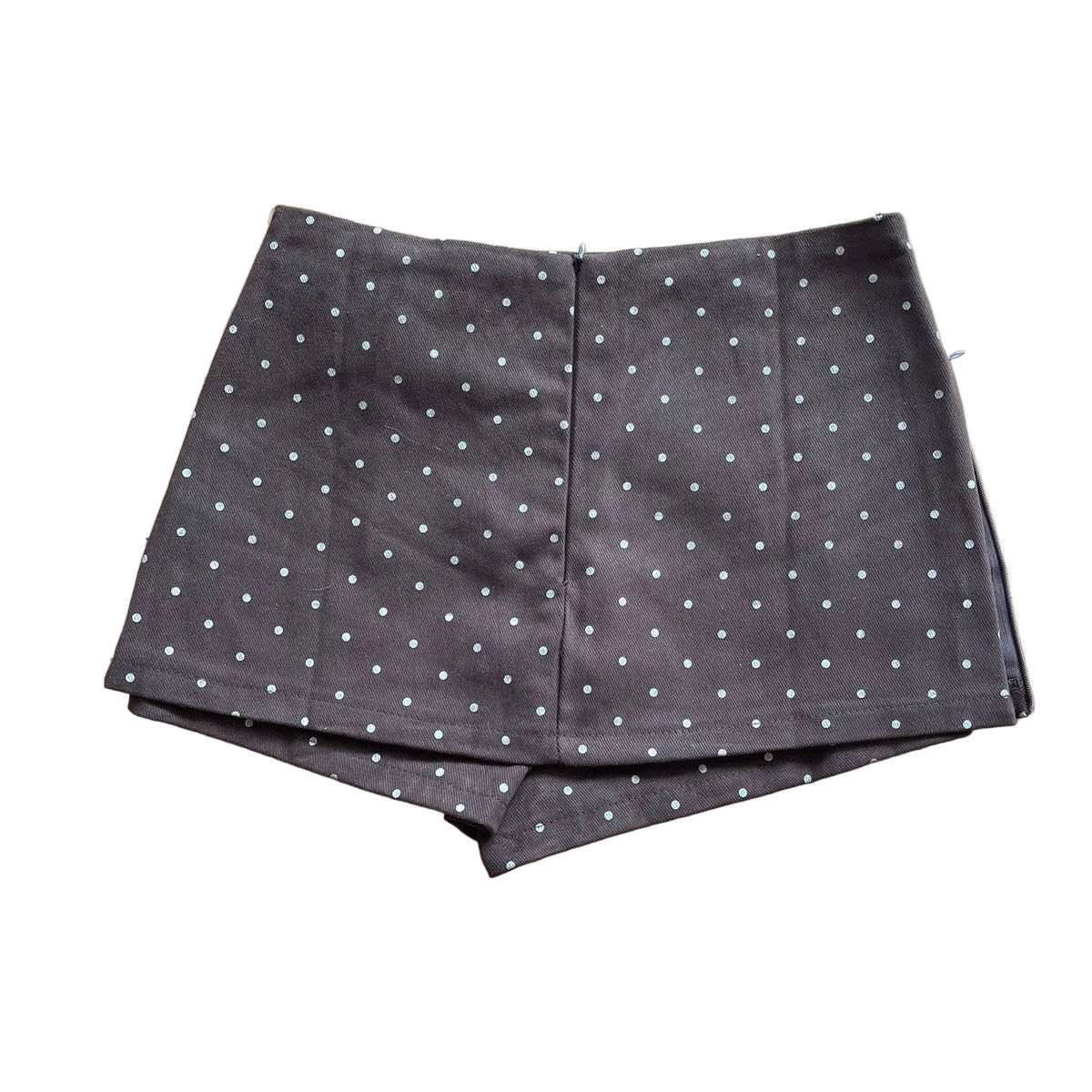 Denim Micro Shorts in brown