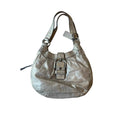 COACH F17219  Soho Lynn Metallic Leather Hobo Gold Shimmer Shoulder Bag
