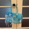 Blue Jelly Kelly Bag