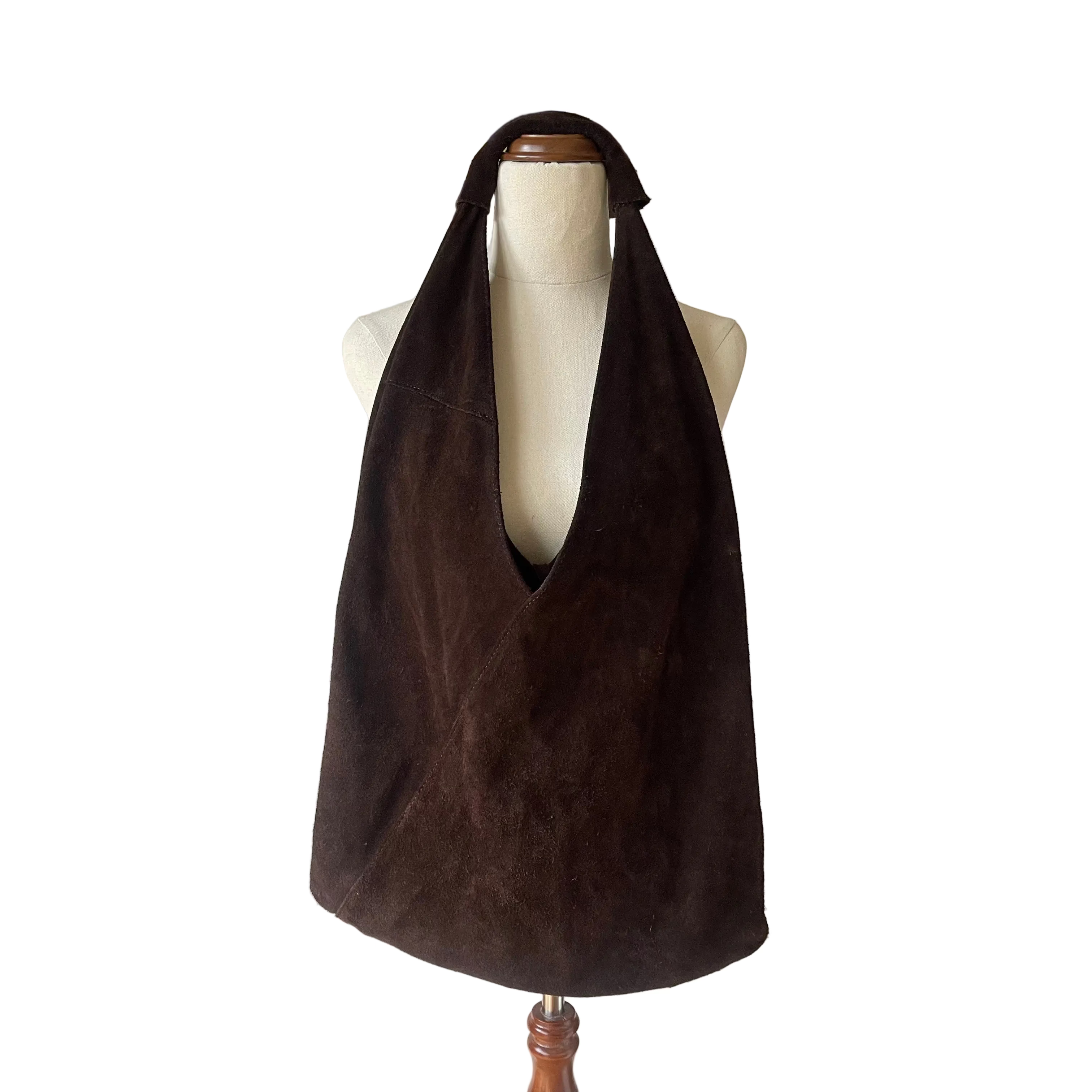 Italian Suede Carry All Bag with wallet - MARLON